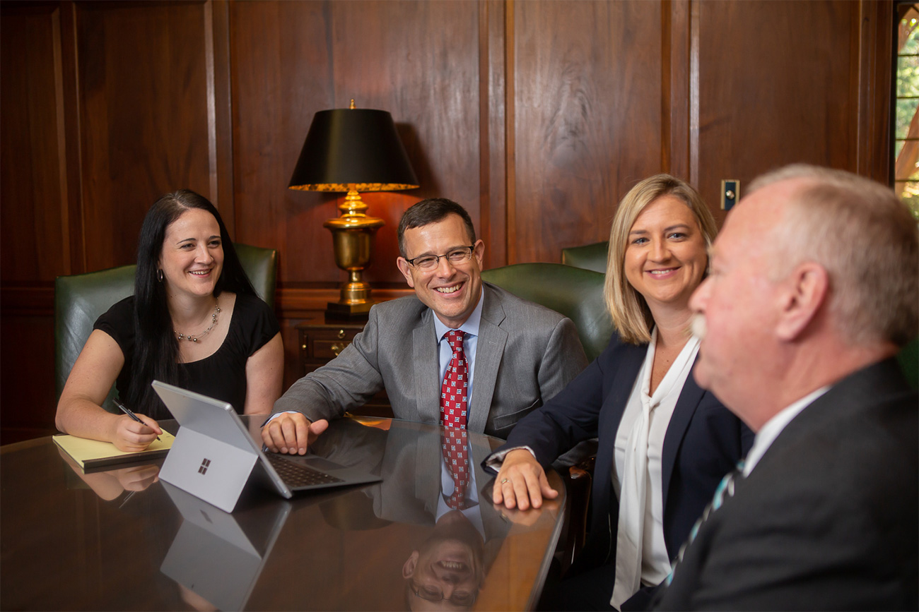 osha & employment law attorneys meeting in conference room