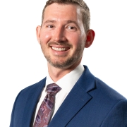 Headshot of Charles 'Wil' Russel, a Staunton lawyer practicing Civil Litigation for Wharton Aldhizer & Weaver PLC.