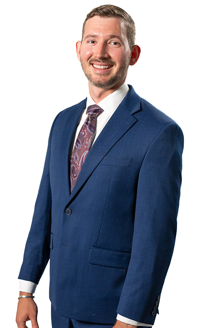 Professional photo of Charles 'Wil' Russel, a Staunton lawyer practicing Civil Litigation for Wharton Aldhizer & Weaver PLC.